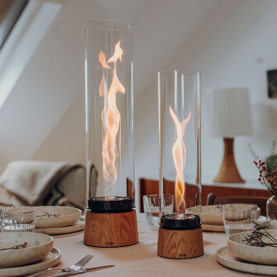 höfats SPIN Air 1200 Tischfeuer Ø13,8x54cm