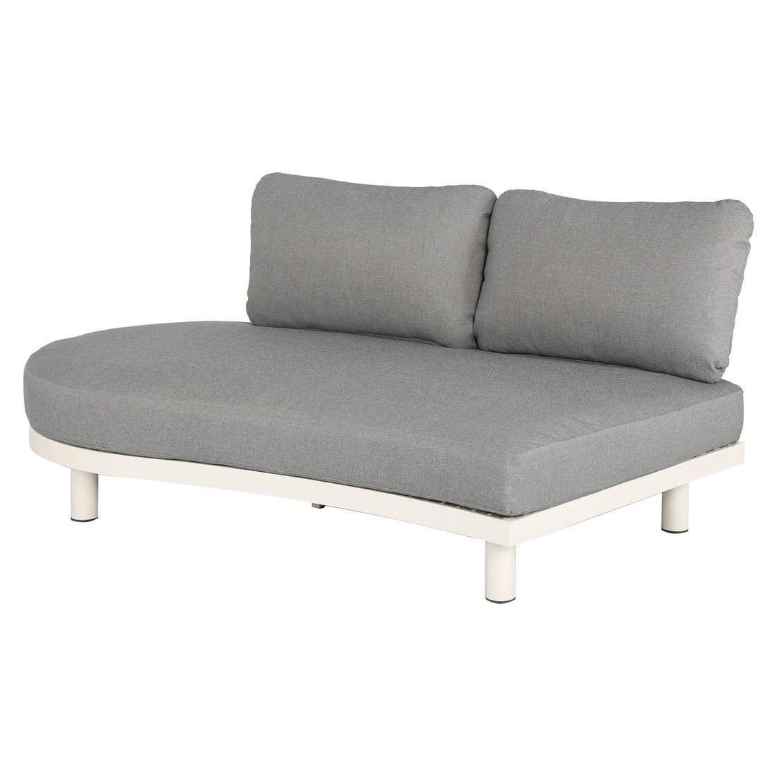 OUTLIV. Washington Deluxe Loungeset inkl. Loungetische Aluminium/Teak/Olefin