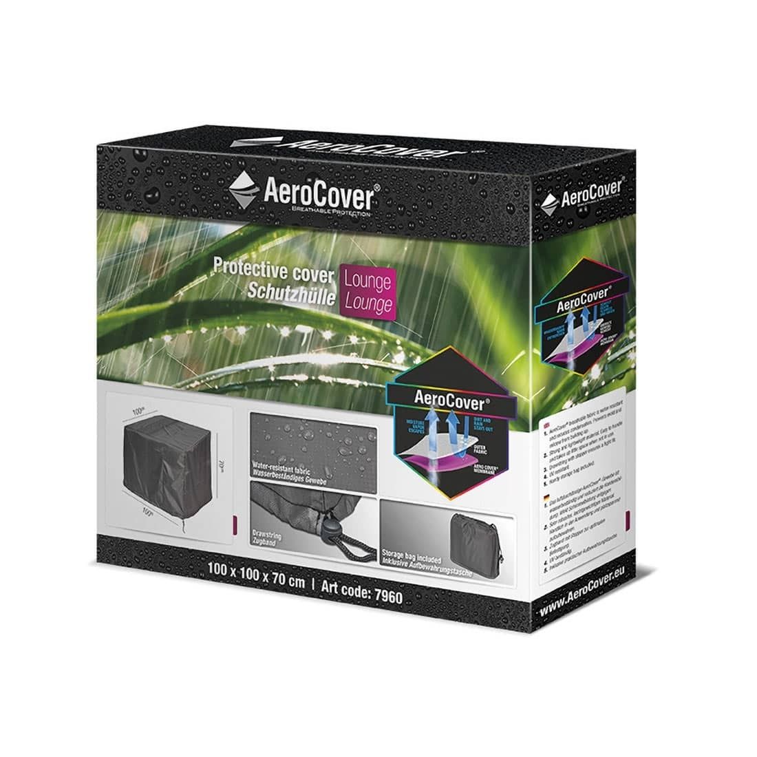 AeroCover Schutzhülle für Loungesessel 100x100x70cm