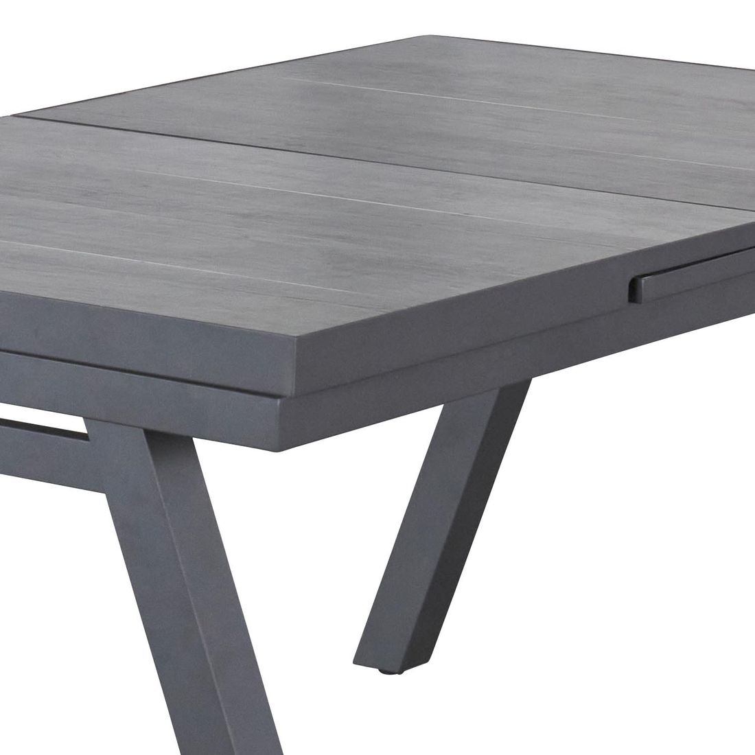 LC Garden Keramo Gartenmöbel-Set L verstellbar 6 (Plätze) Tisch 160/210x100cm