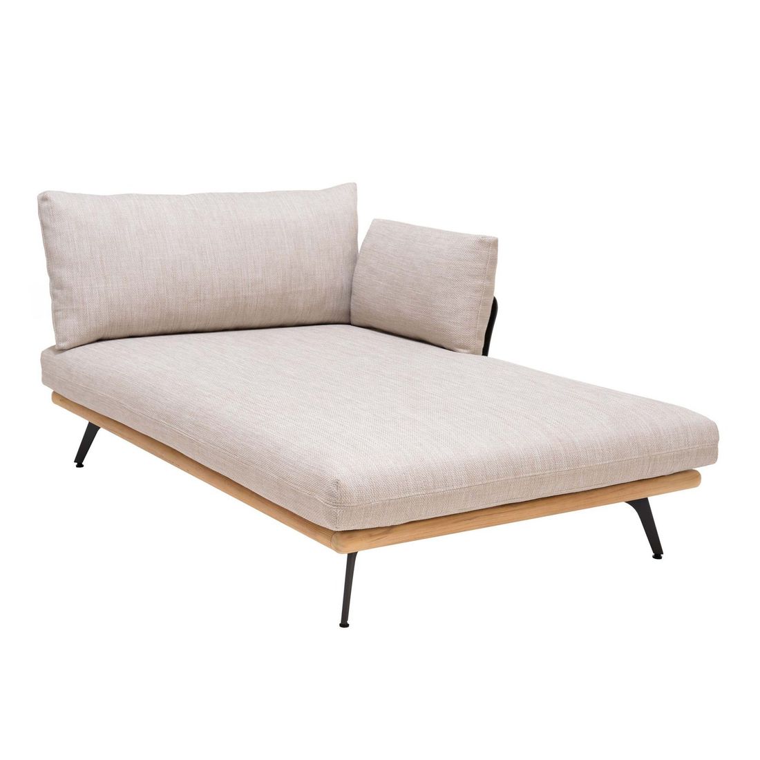 LifestyleGarden Pearl Daybed Aluminium/Teak/Olefin