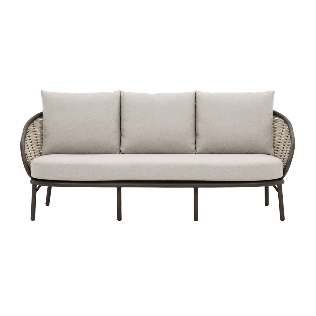 Apple Bee Pine Key Gartenloungesofa Aluminium/Polyrattan/Bee Wett