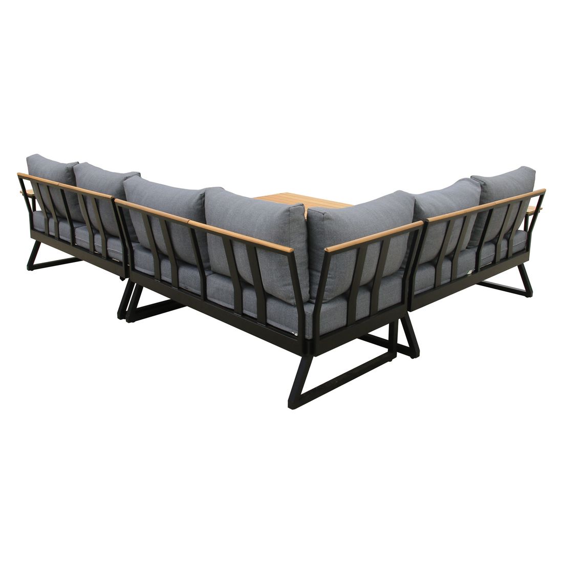 OUTLIV. Nelly Ecklounge inkl. Loungetisch Aluminium/Spun Polyester