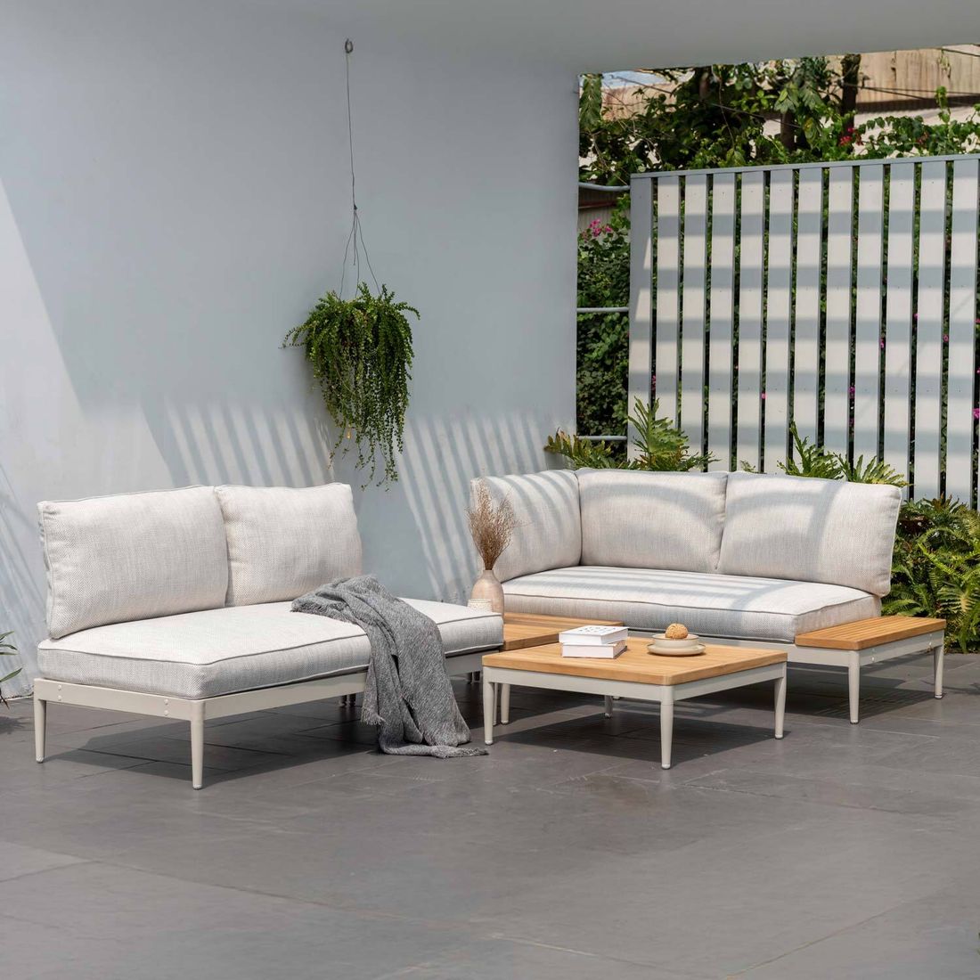 LifestyleGarden Topaz Gartenloungesofa Aluminium/Olefin
