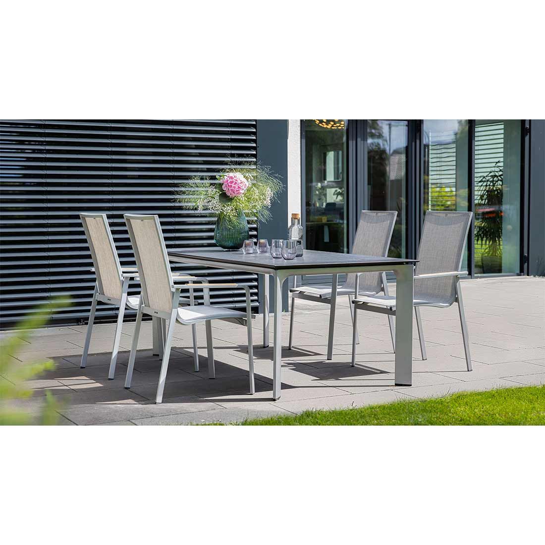 Kettler Diamond Gartentisch-Gestell Aluminium