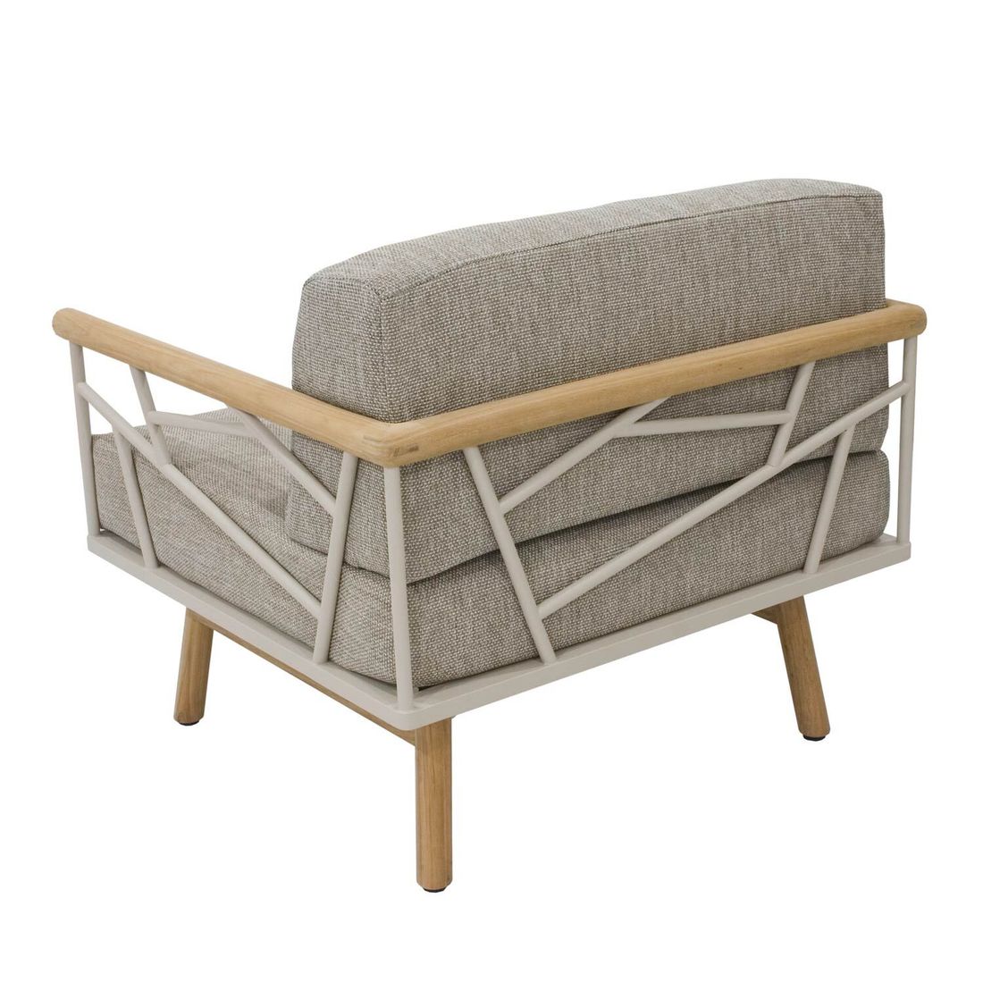Zebra Solena Loungesessel Edelstahl/Teak/Sunproof