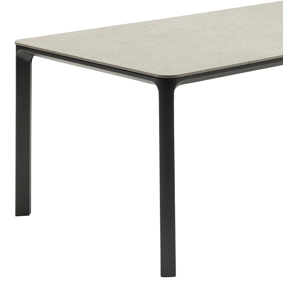 LC Garden Stilo Gartentisch 160x90cm Aluminium/Sinterstone