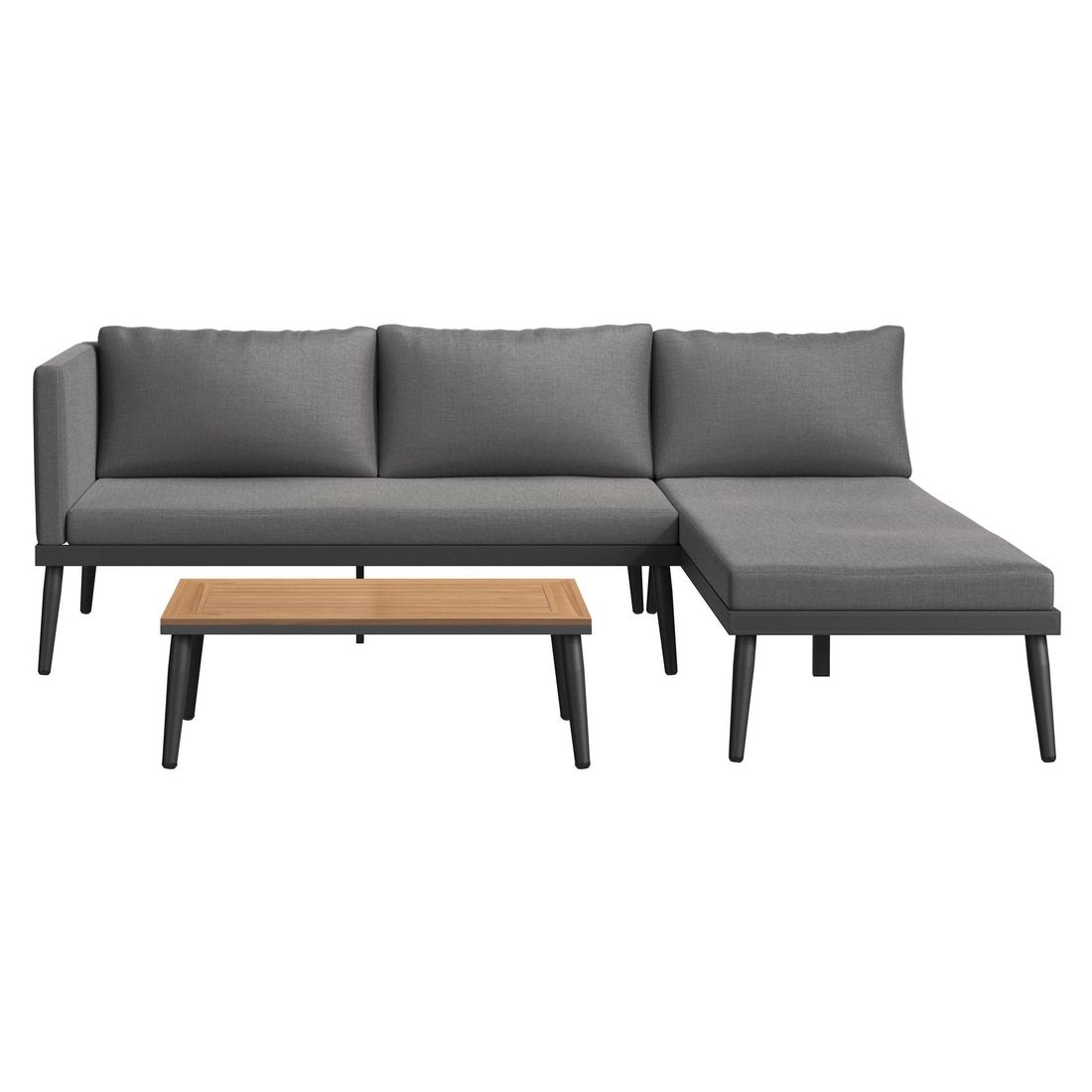 OUTLIV. India Ecklounge inkl. Loungetisch Stahl/Polypropylen