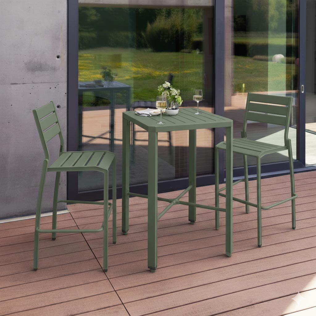 Kettler Latitude Garten-Barstuhl Aluminium