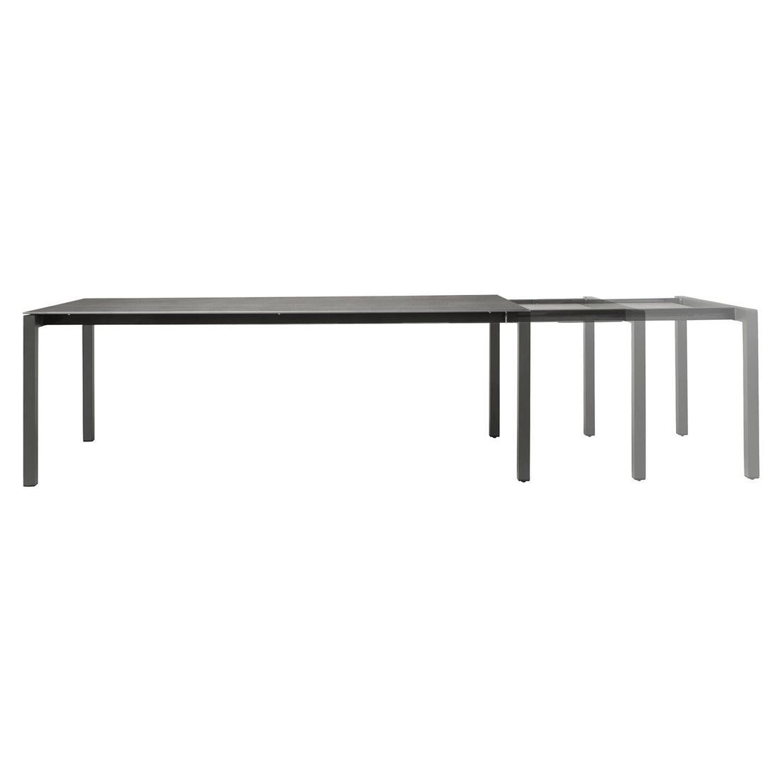 Solpuri Classic Ausziehtisch 160/220x100cm Aluminium/Dekton