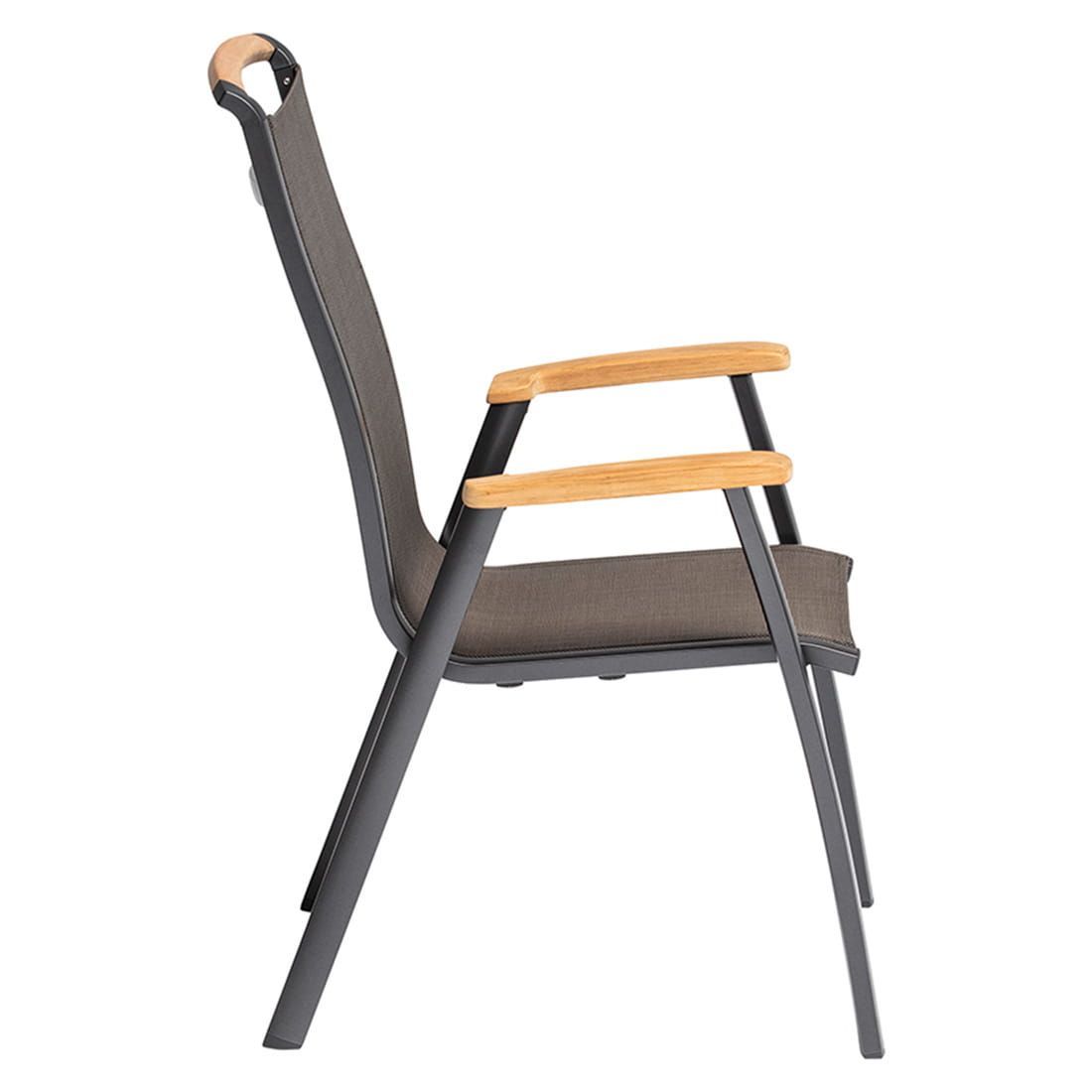 Kettler Memphis Gartenmöbel-Set M verstellbar (4 Plätze) Tisch 160x95cm