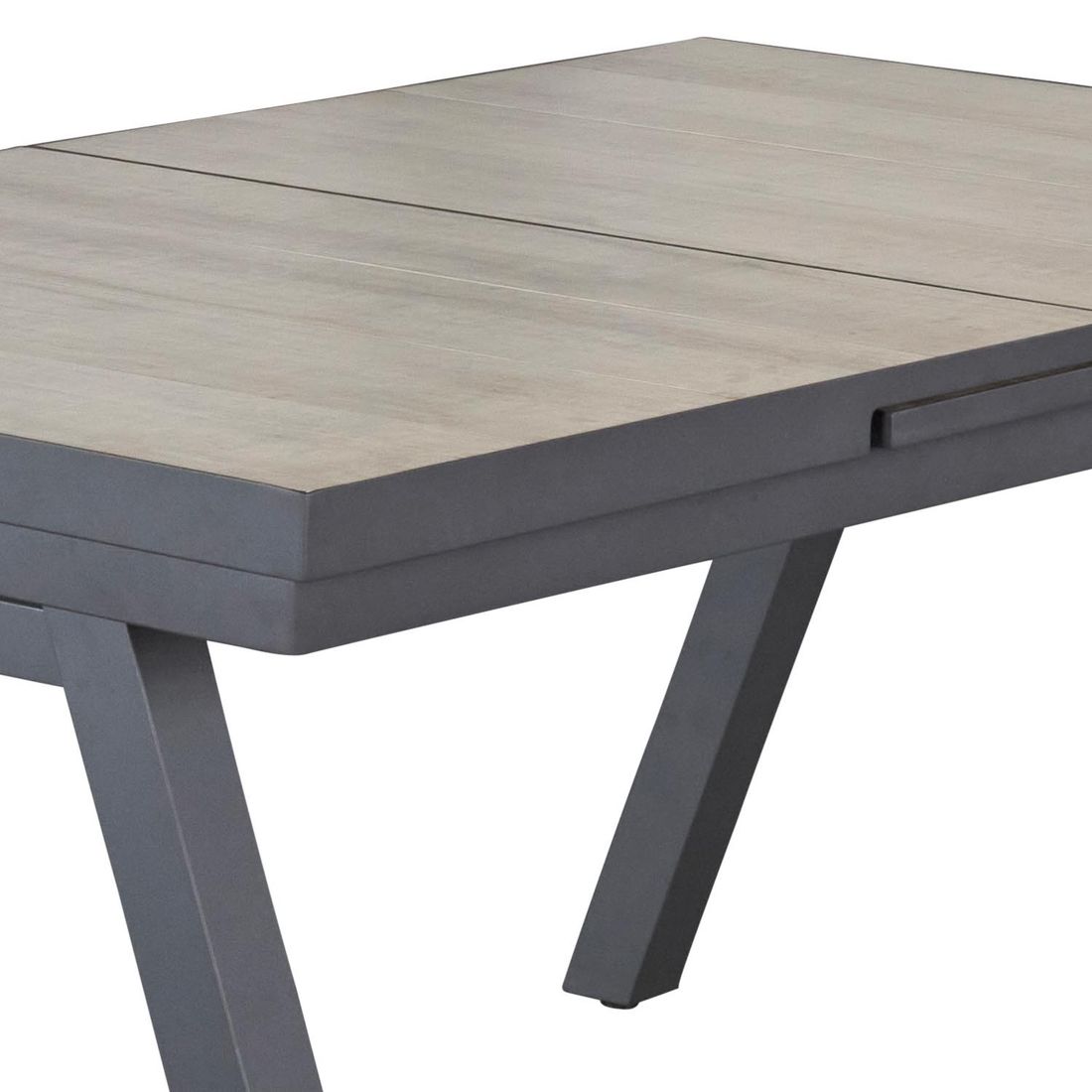 LC Garden Komido Gartenmöbel-Set L verstellbar 6 (Plätze) Tisch 160/210x100cm