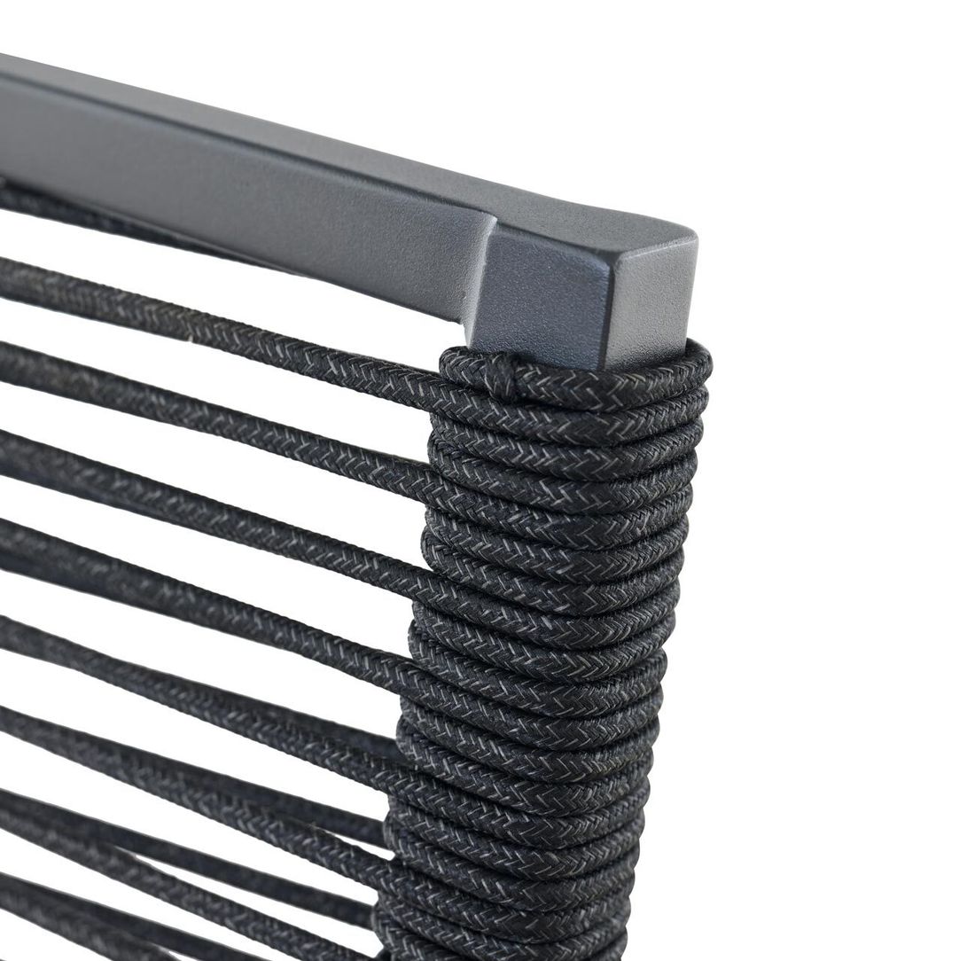 Siena Garden Bologna Stapelsessel verstellbar Aluminium/Rope/Ranotex