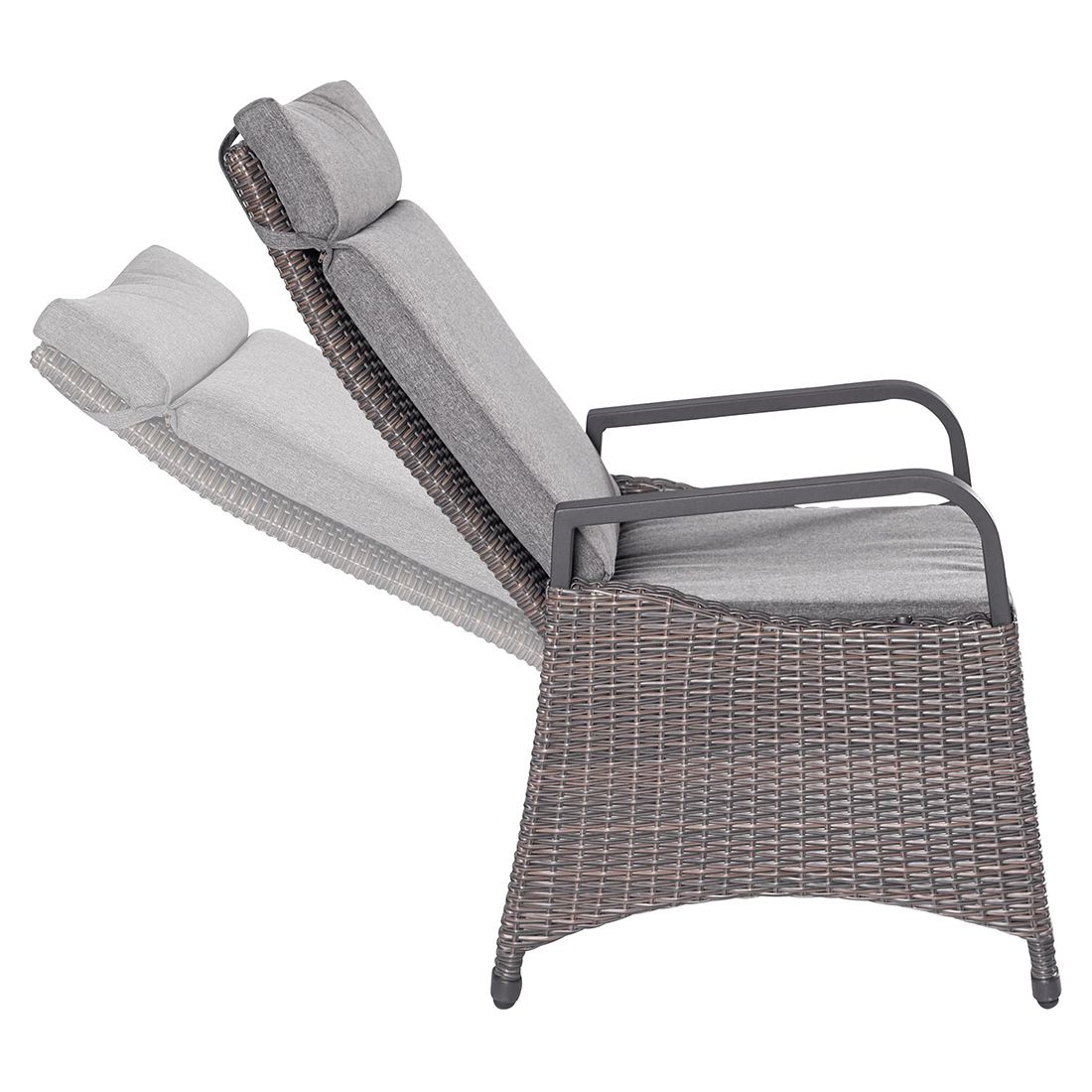 LC Garden Komido Gartenmöbel-Set XL verstellbar (8 Plätze) Tisch 200/260x100cm