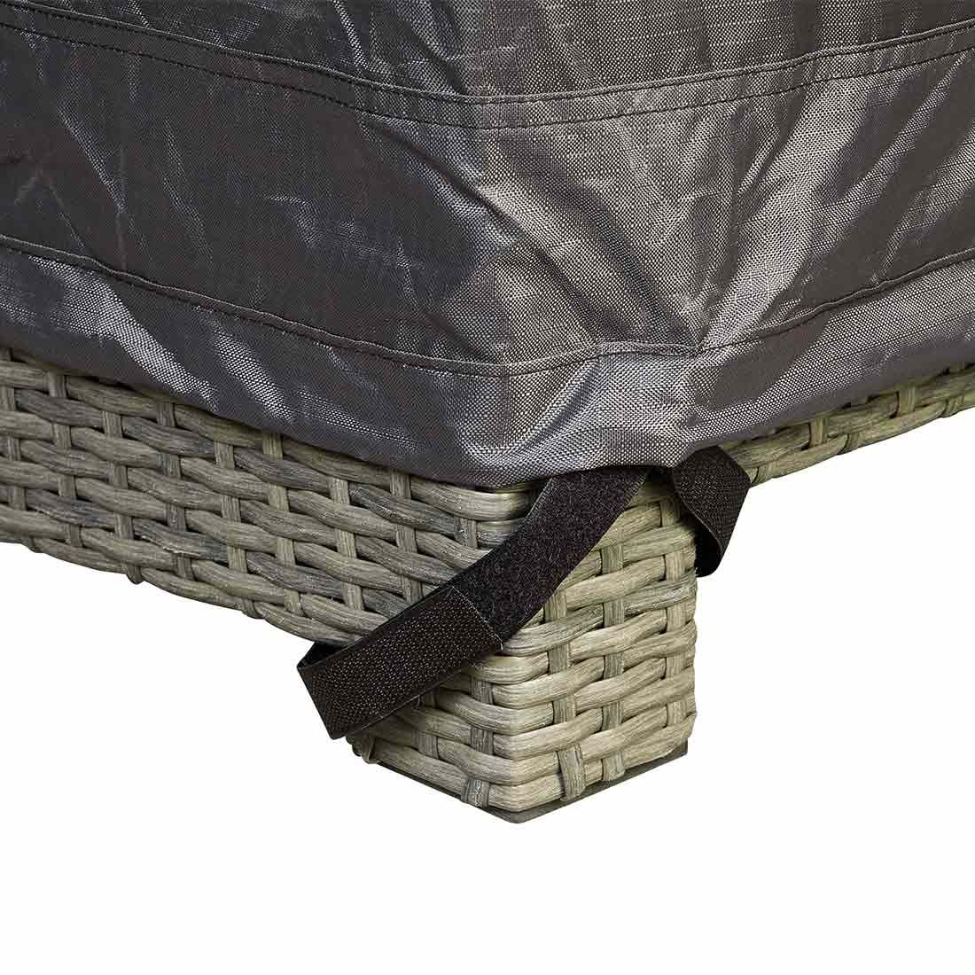 AeroCover Schutzhülle für Ecklounge 270x270x100x70cm  Polyester
