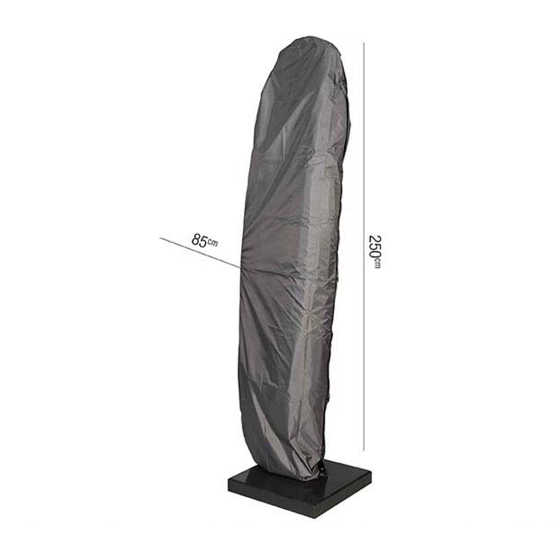 AeroCover Schutzhüllle für Ampelschirme Ø350cm/300x300cm mit gebogenem Standrohr Polyester