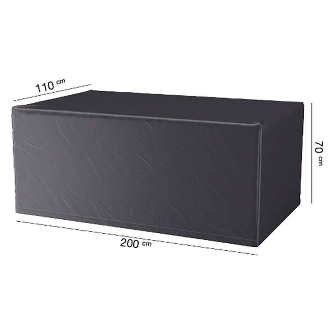 AeroCover Gartentisch Schutzhülle 200x110x70cm