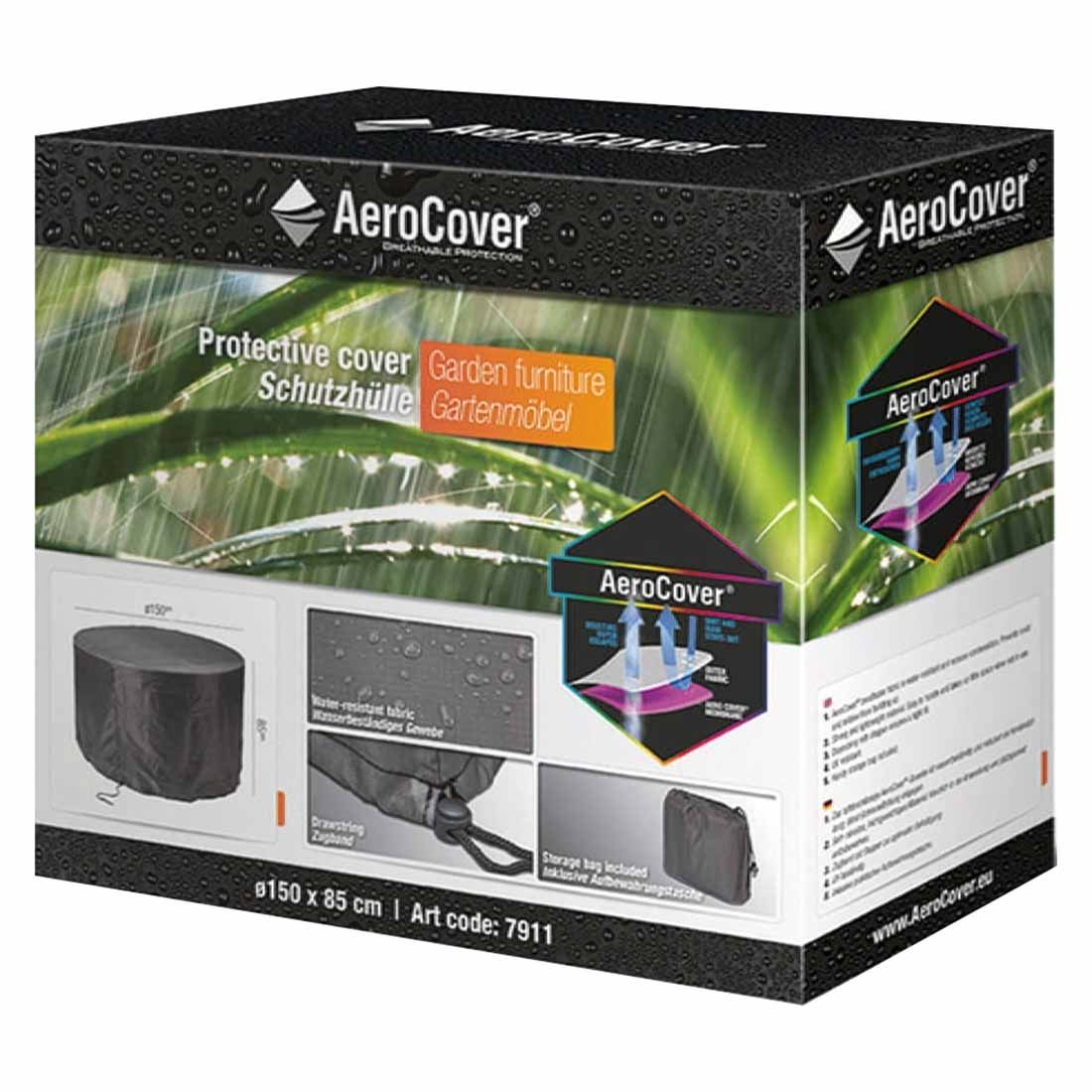 AeroCover Gartenmöbel-Set Schutzhülle Ø150x85cm