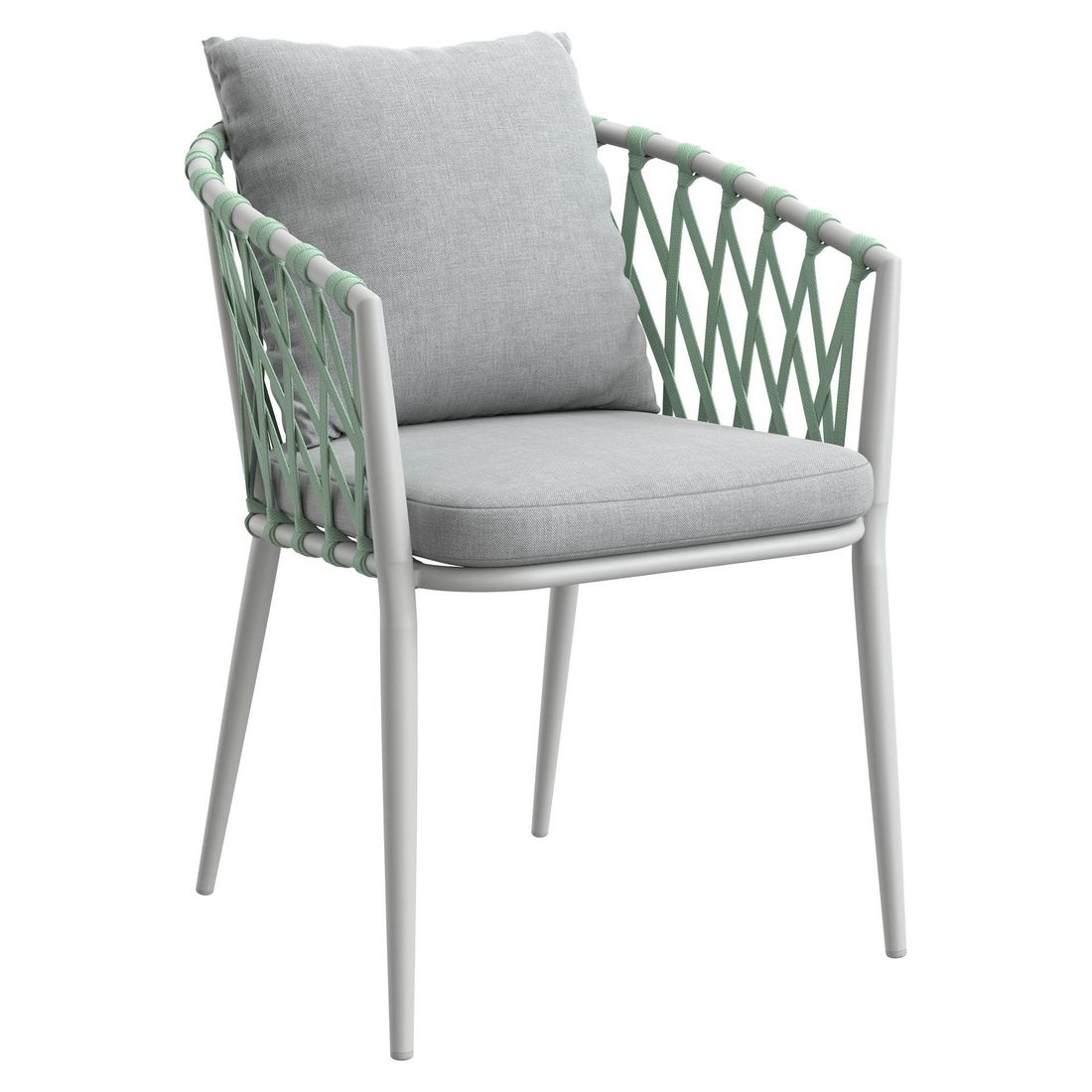LC Garden Sunrepo Stapelsessel Aluminium mit Sitz- und Rückenkissen
