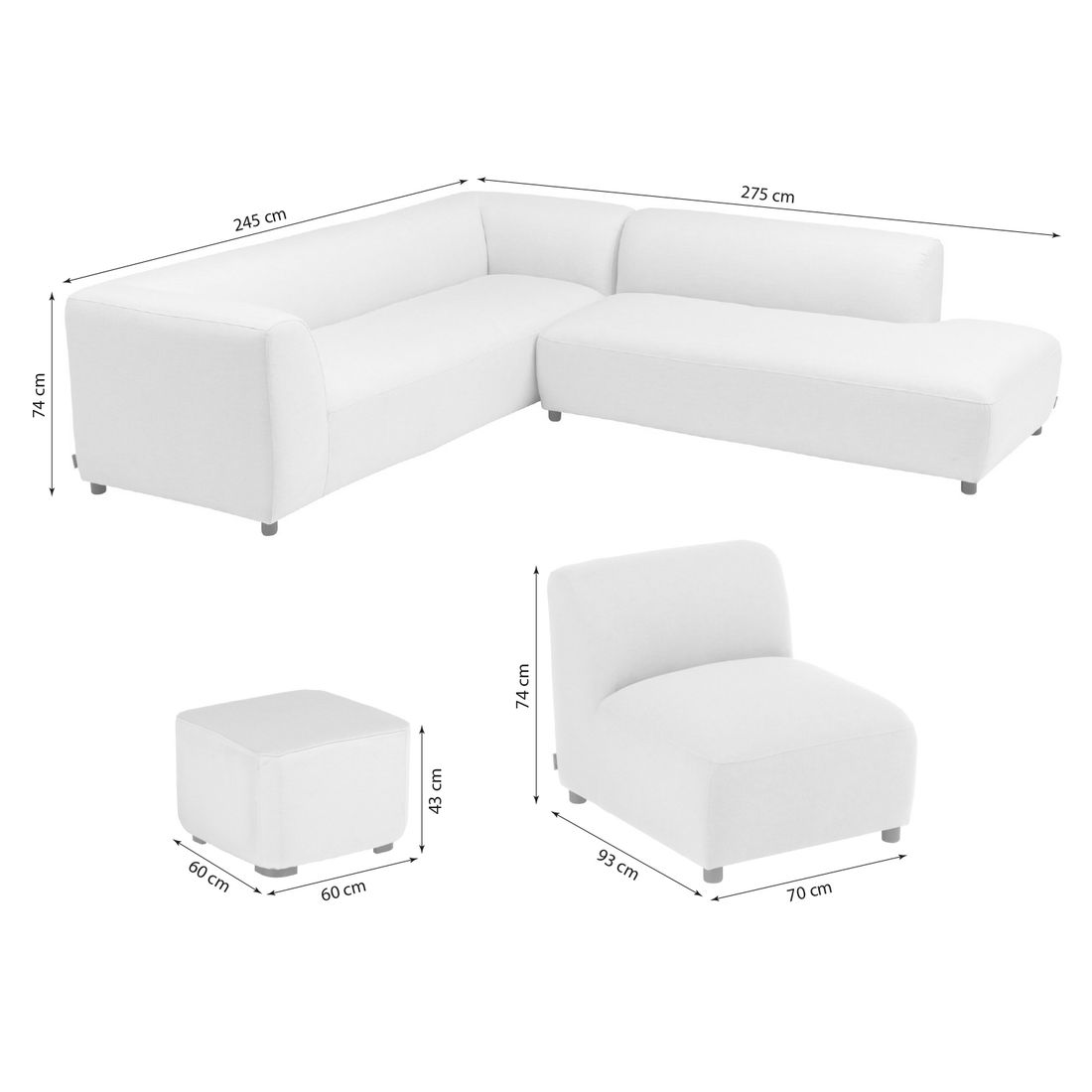 Kettler Osea Ecklounge Outdoorstoff