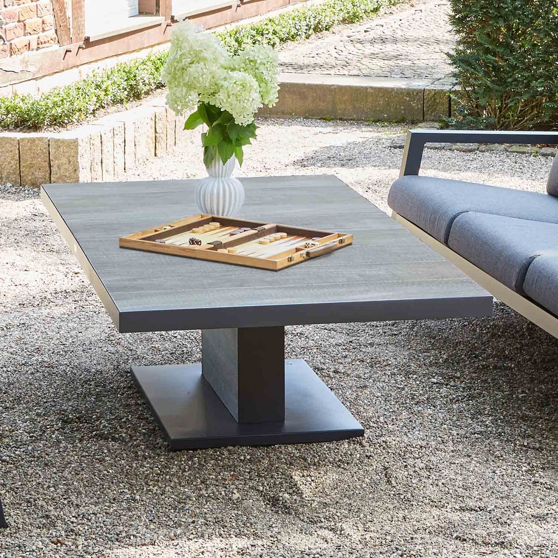 Siena Garden Talina Lifttisch Aluminium/Keramikfliese