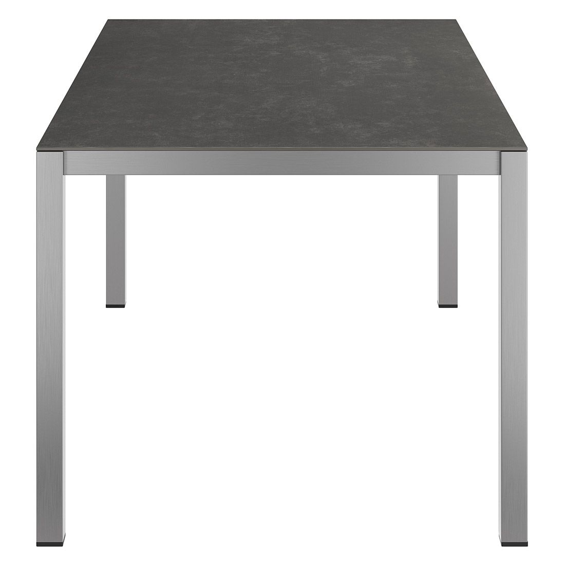 OUTLIV. Ausziehtisch 160/217/267x92cm Edelstahl/Glaskeramik