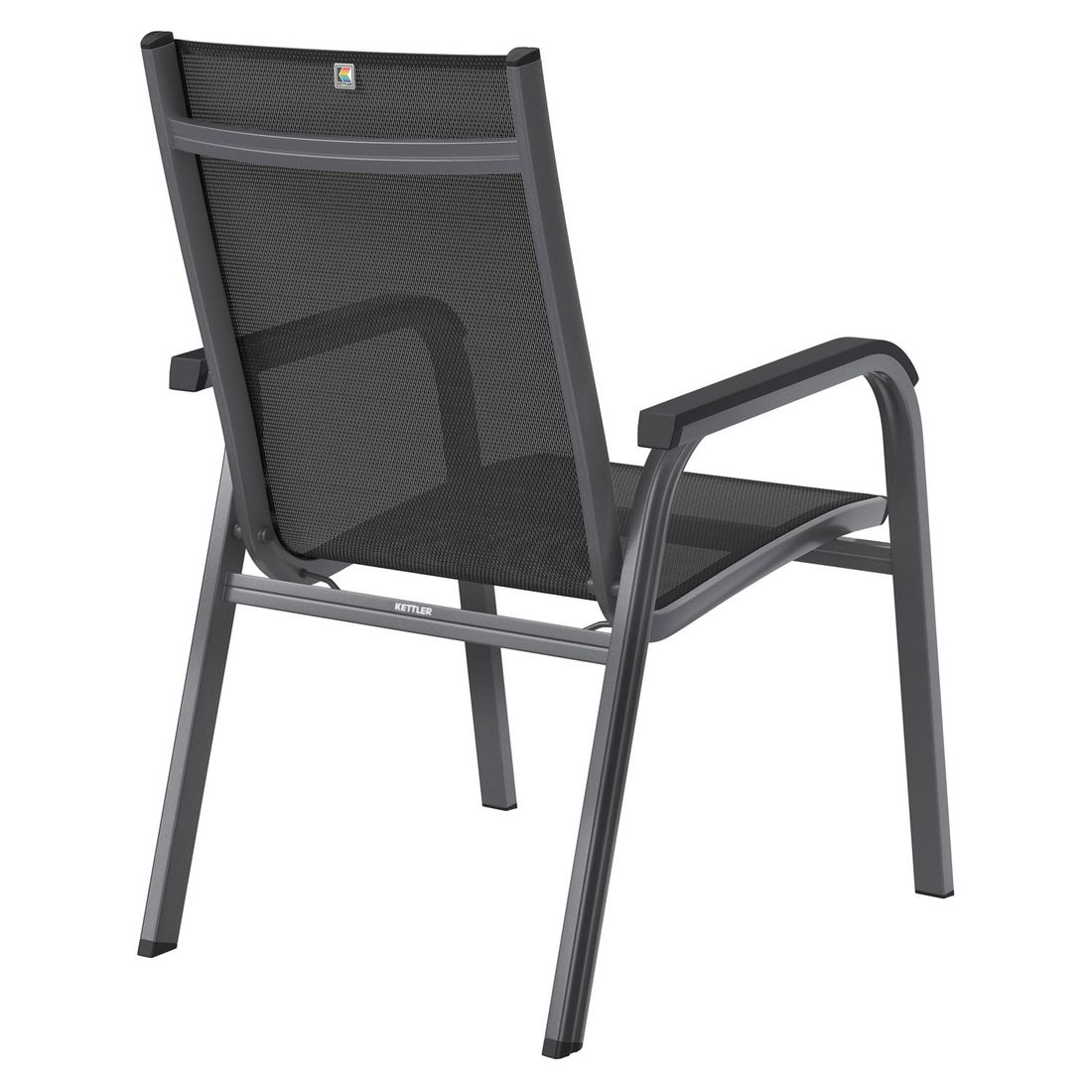 Kettler Basic Plus Gartenmöbel-Set mit OUTLIV. Tisch Aluminium/Keramik