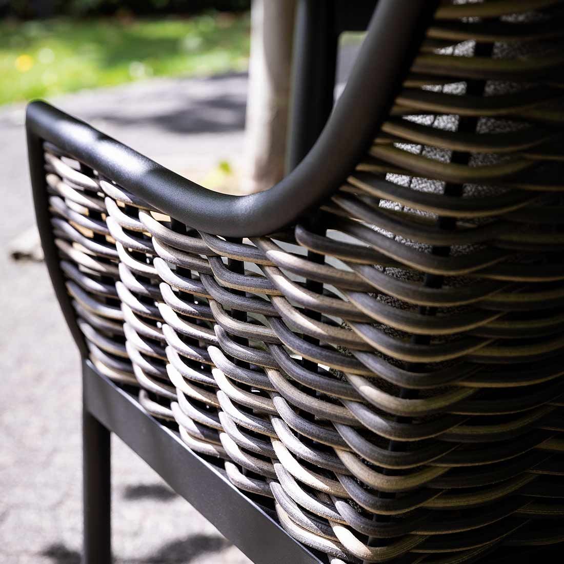 Apple Bee Milou Gartensessel Aluminium mit Sitz- und Rückenkissen