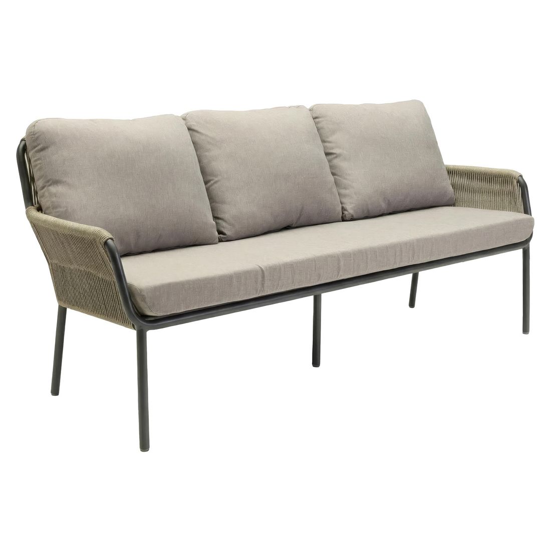 LC Garden Como Diningsofa Aluminium/Rope/Olefin