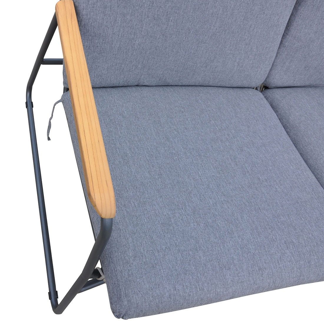 OUTLIV. Maranello Gartenloungesofa Stahl/Rope