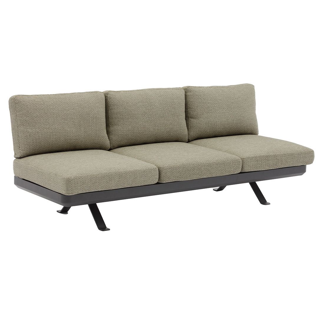 Zebra Sky Ecklounge verstellbar inkl. Loungetisch Aluminium/Sunproof