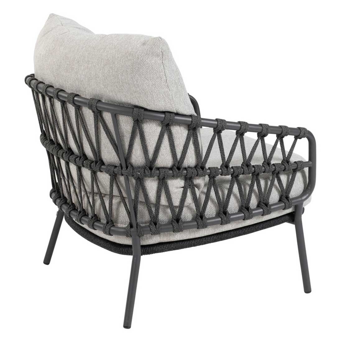 4Seasons Calpi Loungesessel Edelstahl/Rope