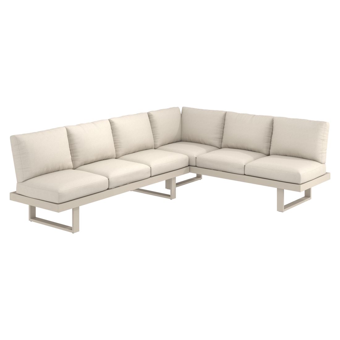 OUTLIV. Atlanta Dininglounge verstellbar Aluminium/Polyester