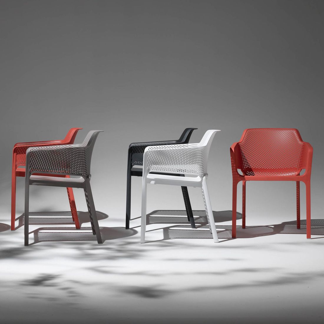 Nardi Net Stapelsessel-Set Kunststoff