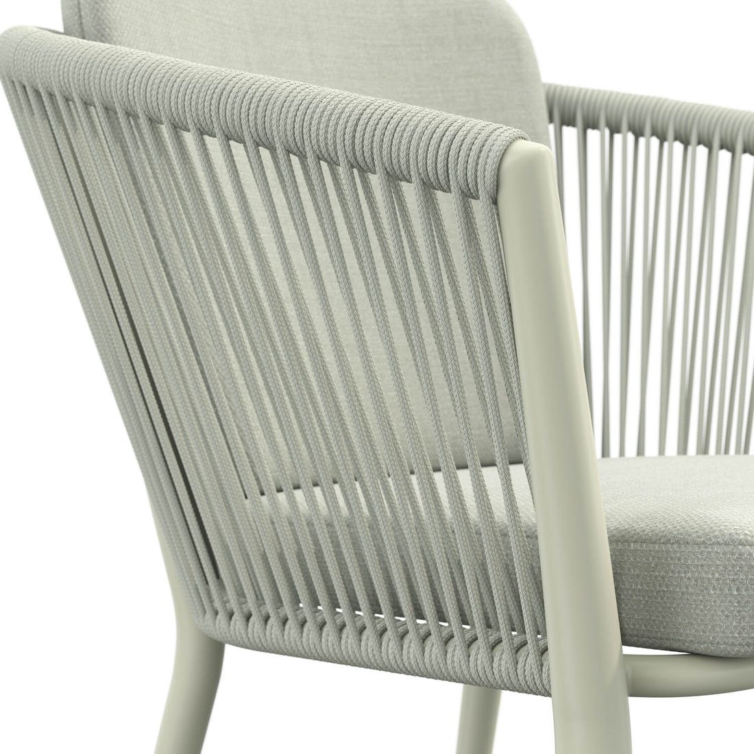 OUTLIV. Monet Gartensessel Aluminium mit Sitz- und Rückenkissen