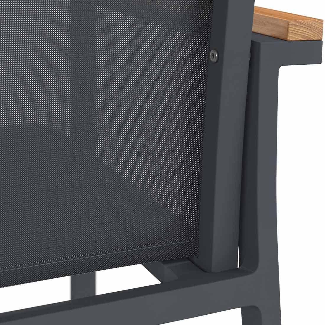 OUTLIV. Kobe Gartenmöbel-Set M (4 Plätze) Tisch 160x90cm