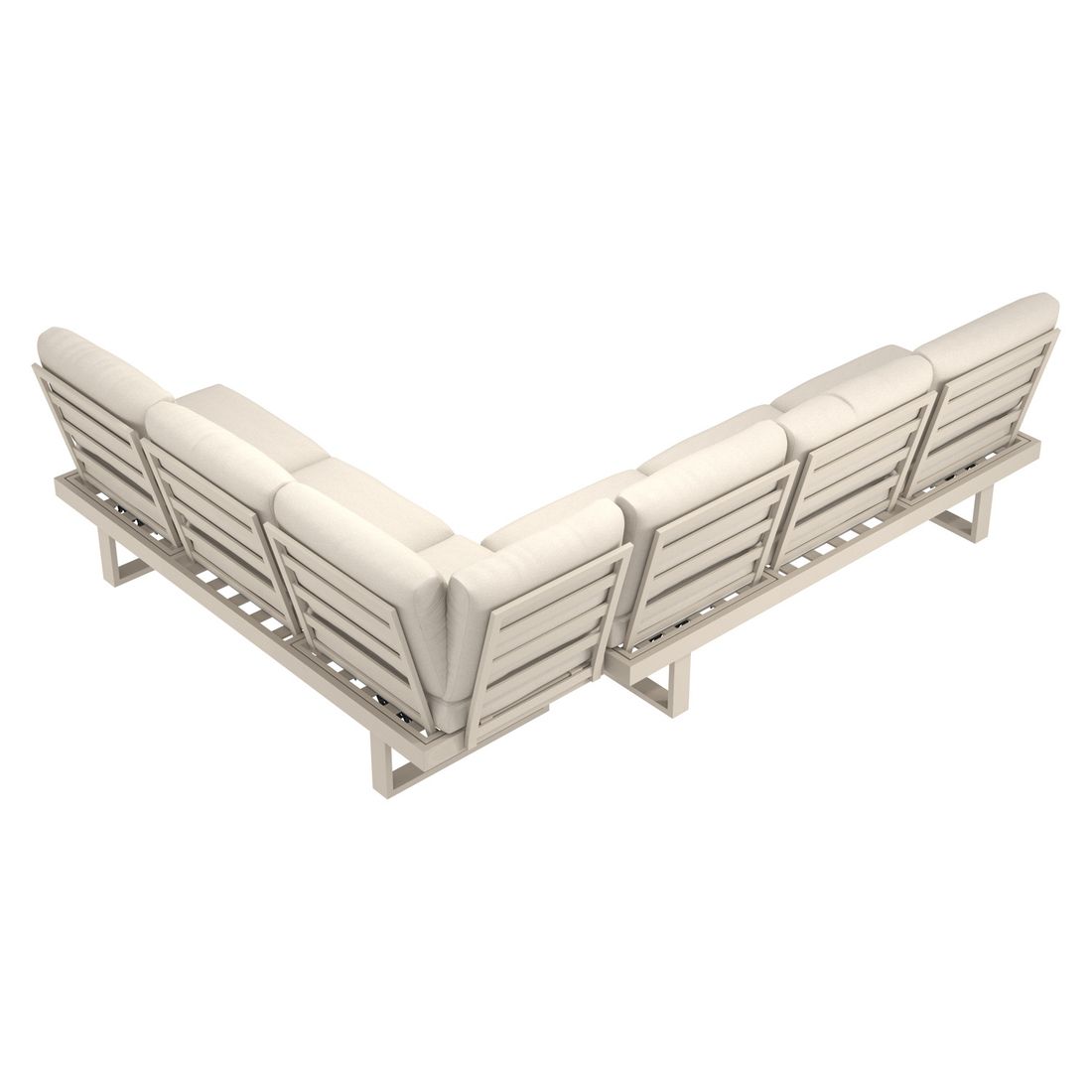 OUTLIV. Atlanta Dininglounge verstellbar Aluminium/Polyester
