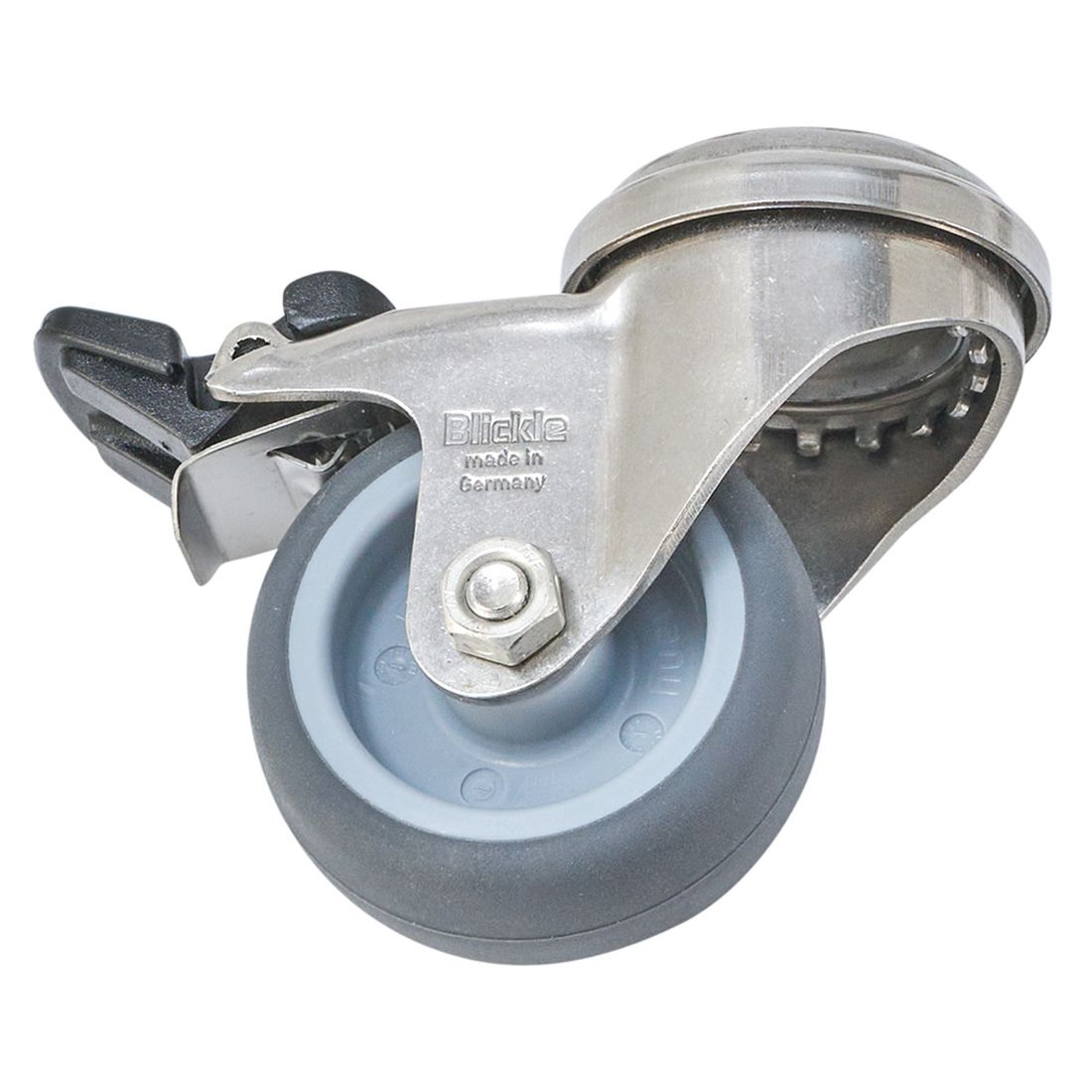 Glatz Rollenset zu Stahlsockel 40/55kg Edelstahl