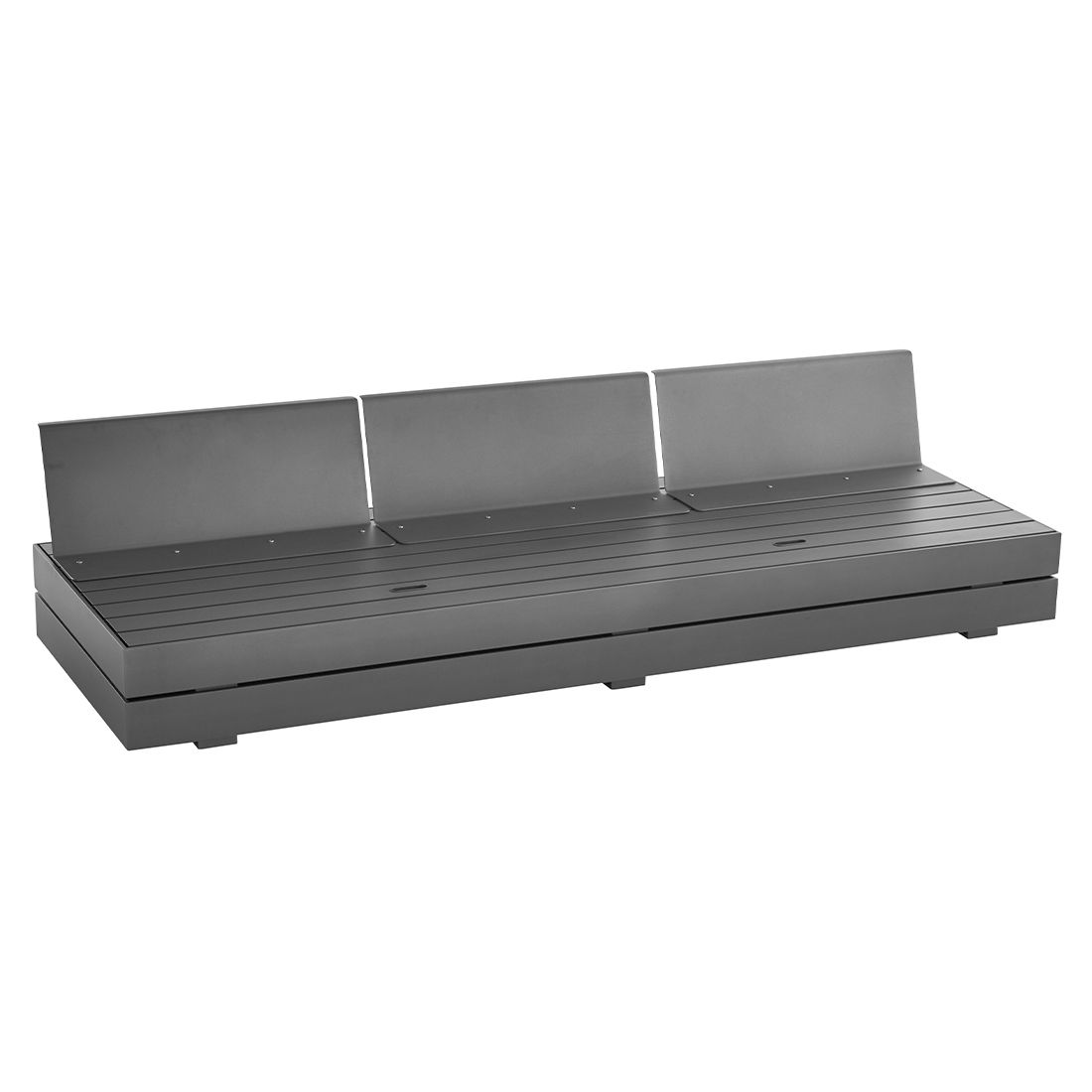 Solpuri Boxx Gartenloungesofa Aluminium/Acryl