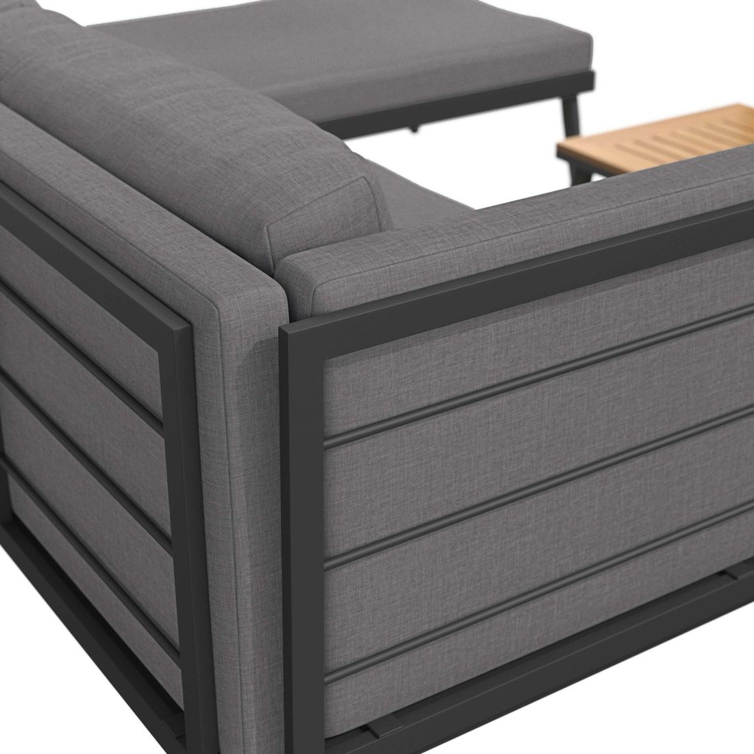 OUTLIV. India Ecklounge inkl. Loungetisch Stahl/Polypropylen