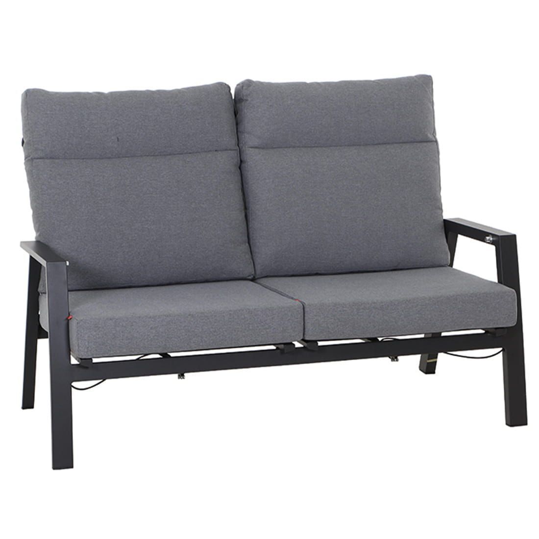 Siena Garden Valencia Loungeset verstellbar inkl. OUTLIV. Lifttisch Aluminium/Polypropylen