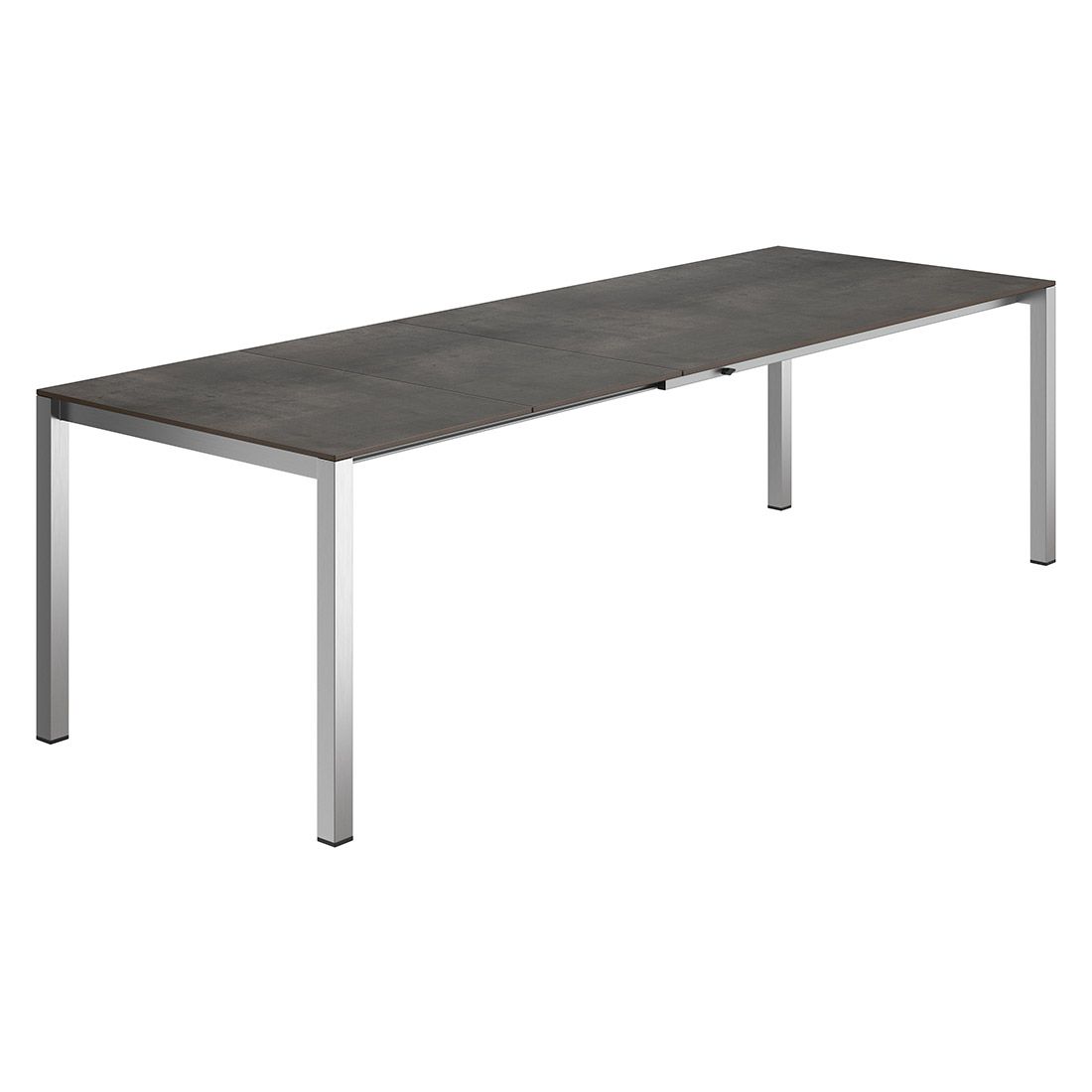 OUTLIV. Ausziehtisch 160/217/267x92cm Edelstahl/HPL