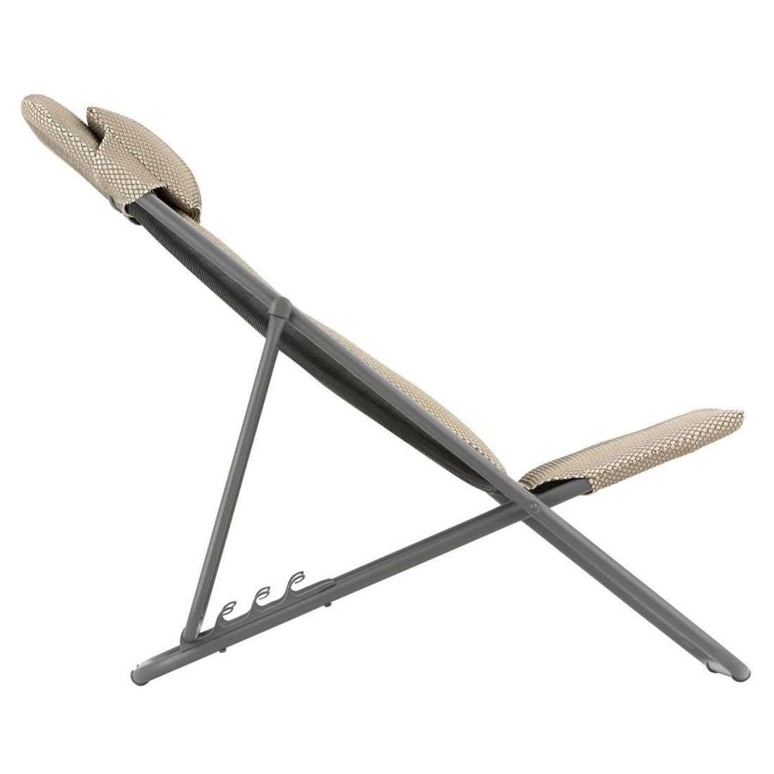 Lafuma Maxi Transat+ Liegestuhl verstellbar Stahl/BeComfort