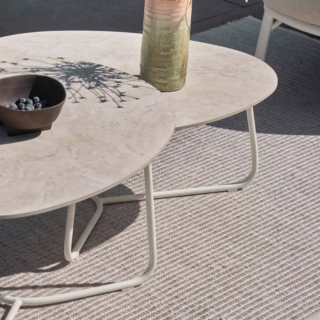 Apple Bee Pine Key Loungeset inkl. Loungetische Aluminium/Polyrattan/Bee Wett