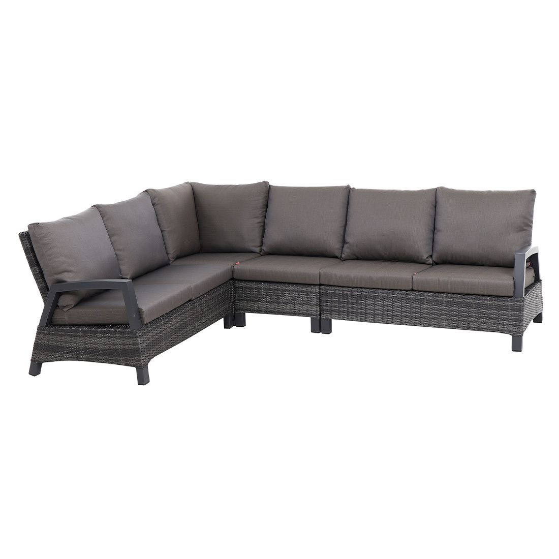 Siena Garden Taranto Dininglounge Tisch 140x85cm Aluminium/Gardino-Geflecht