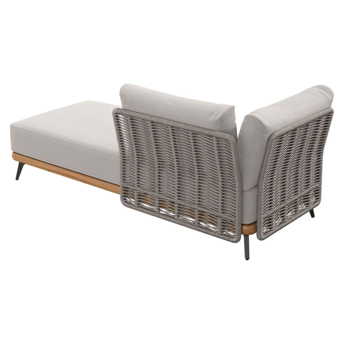 OUTLIV. Ava Gartenloungesofa Akazie/Rope/Polyester