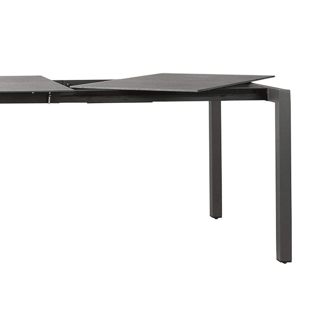 Solpuri Classic Ausziehtisch 160/220x100cm Aluminium/Dekton