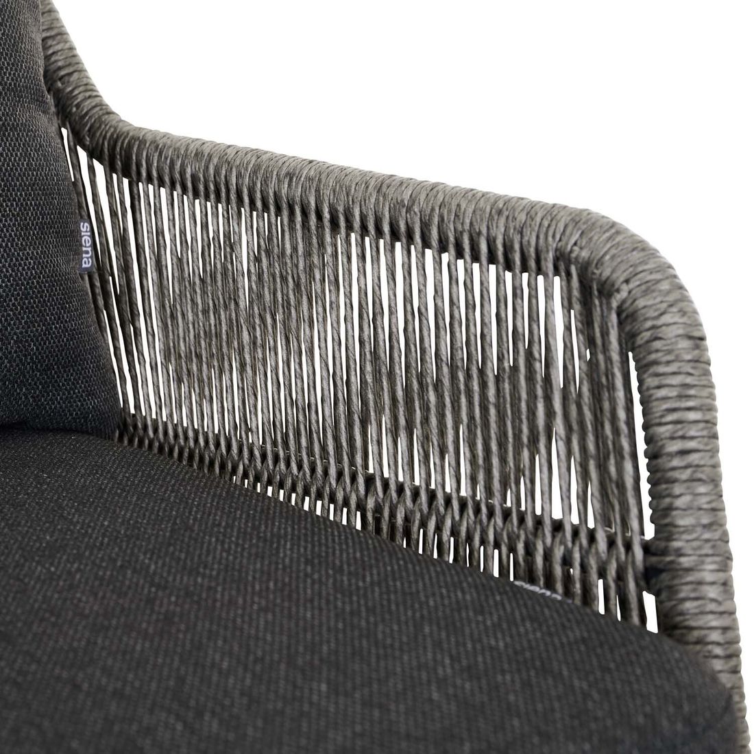 Siena Garden Kansas Gartenloungesofa Aluminium/Geflecht