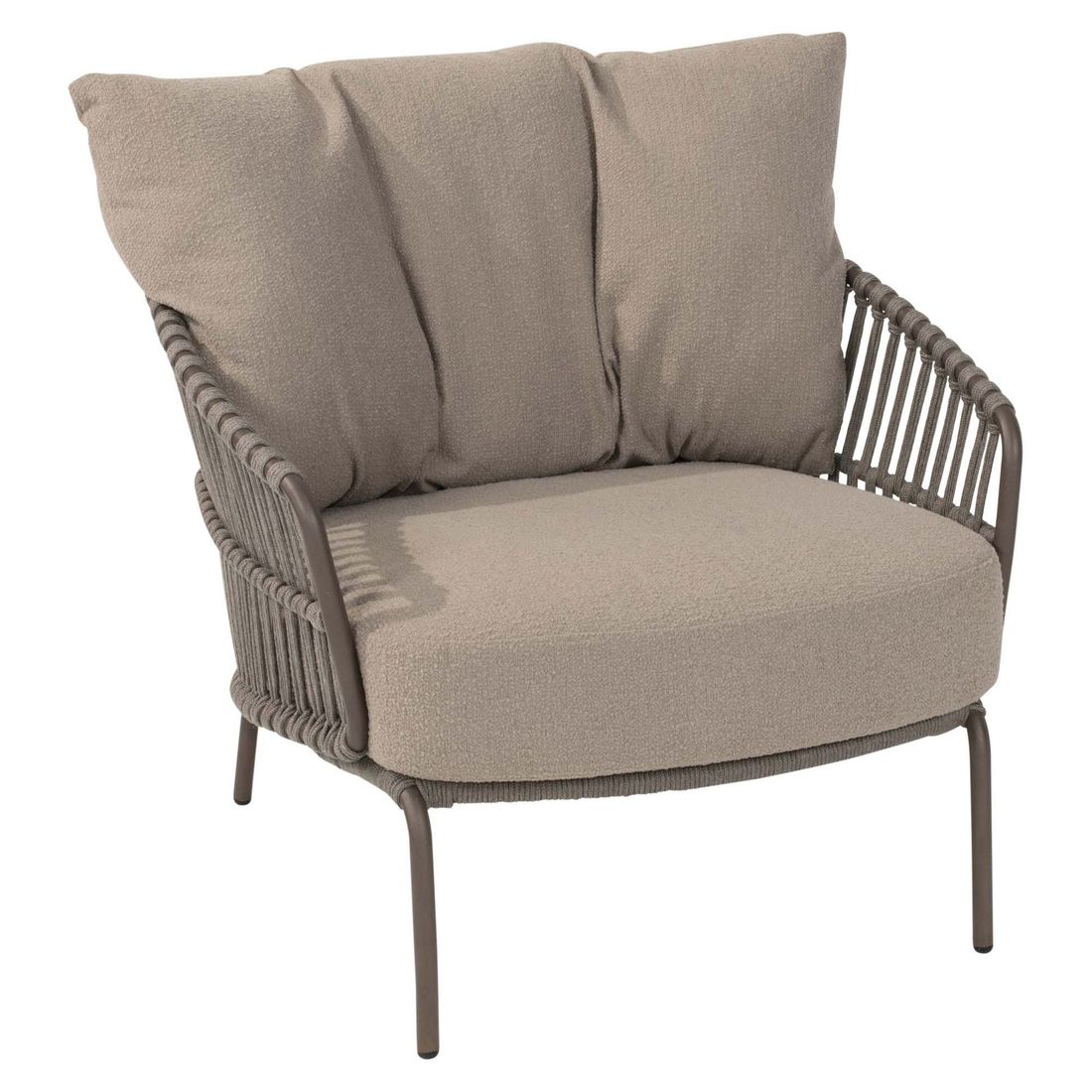 4Seasons Capalbio Loungeset inkl. Loungetisch Edelstahl/Rope/Olefin