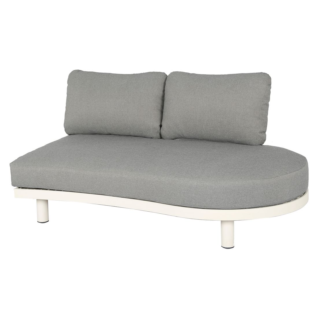 OUTLIV. Washington Deluxe Loungeset inkl. Loungetische Aluminium/Teak/Olefin